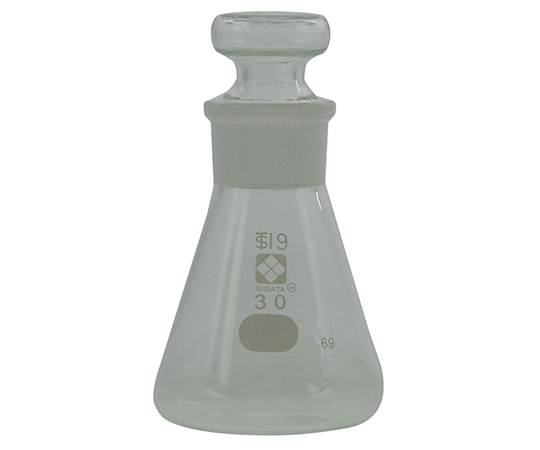 6-016-03 共栓三角フラスコ 30mL 柴田科学