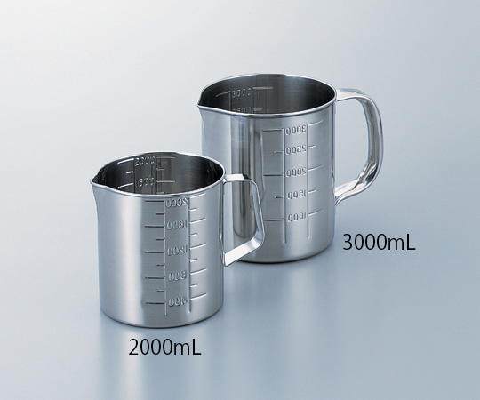 6-224-01 ステンビーカー 200mL 手付き 丸山ステンレス