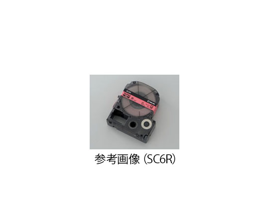 6-4010-02 テプラ専用 テープカートリッジ クリアー ST9Kキングジム
