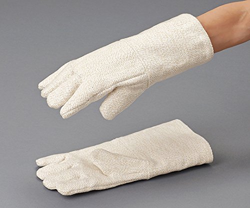 6-6137-22 テクノーラ耐熱手袋 標準（全長350mm） 5本指 EGF77帝健
