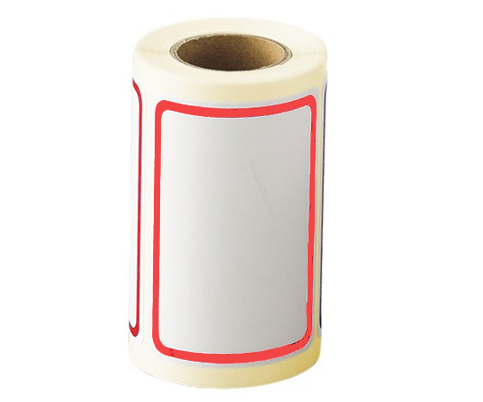 6-701-03 ボーダーラベル 50×70mm 赤 100枚入 RB-3アズワン