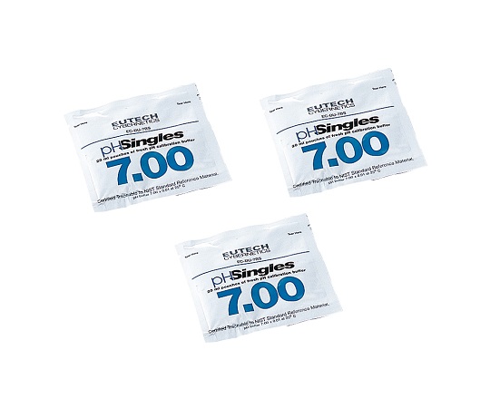 6-7016-02 ラコムテスター用オプション(校正液) pH7 20mL×5パック ECBU7BSアズワン