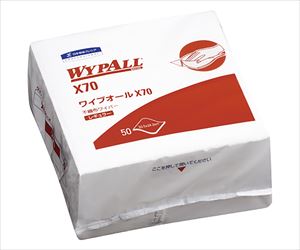 6-7388-21 ワイプオールX70 クロスライク 4つ折りタイプ 50枚×18箱 60575クレシア