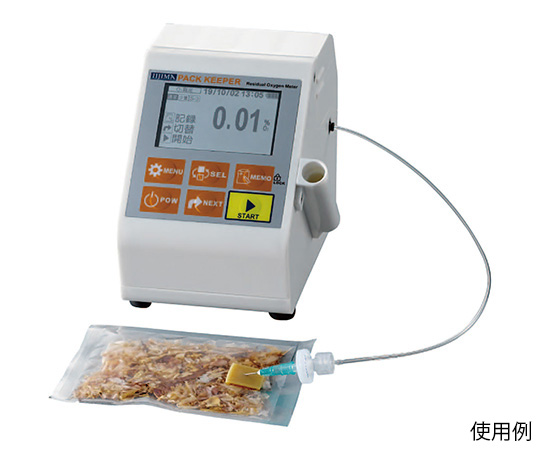 飯島電子工業6-8500-42　残存酸素計　本体 RO-105K飯島電子工業