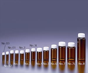 61-0145-08 FSスクリュー管瓶 褐色 10.0ml No.3L マルエム