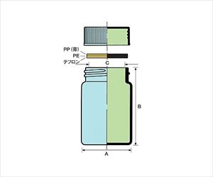 61-0146-09 スクリューカップ 16ml 100コ No.30 マルエム