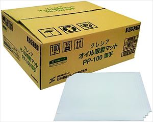 61-0407-50 クレシア オイル吸着マットＰＰ－１００薄手 60930クレシア