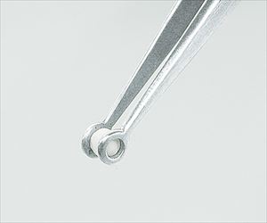 61-0487-87 特殊形状ピンセット リング型 P-878ホーザン