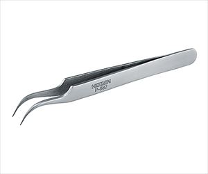 61-0487-92 汎用型ピンセット 先曲がり P-882ホーザン