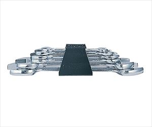 61-0489-30 スパナセット 7/8"-19/22"・5.5mm-24mm 6本組 W-521ホーザン
