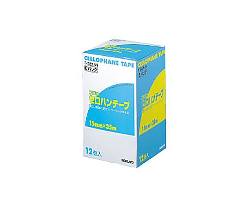 61-0612-30 セロハンテープ（お徳用Ｅパック） １５ｍｍ×３５ｍ １２巻入り T-SE15Nコクヨ