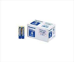 【グリーン購入法】61-0737-09 アルカリ乾電池ＥＶＯＬＴＡ業務用パック 単４形 ４０本入 LR03EJN/40Sパナソニ