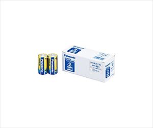 【グリーン購入法】61-0737-11 アルカリ乾電池ＥＶＯＬＴＡ業務用パック 単２形 １０本入 LR14EJN/10Sパナソニ