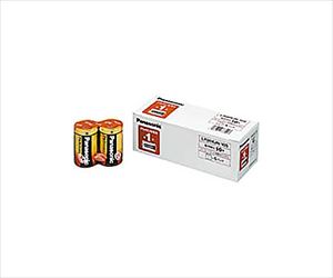 【グリーン購入法】61-0737-14 アルカリ乾電池 業務用パック 単１形 １０本入 LR20XJN/10Sパナソニック