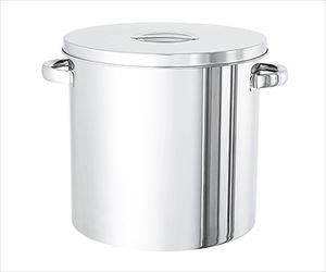 61-0743-97 ステンレスタンク ストック蓋付 50L ST-39H日東金属工業