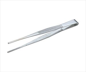 61-2191-49 ステンレス製ピンセット 125mm 直ギザ付 TSP-21トラスコ中山