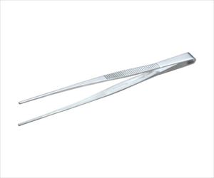 61-2191-51 ステンレス製ピンセット 180mm 直ギザ付 TSP-37トラスコ中山