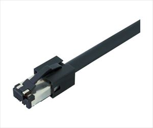 61-2196-92 産業用RJ45 モジュラープラグ4極 黒カバー 3R104-1110-000 AMスリーエム