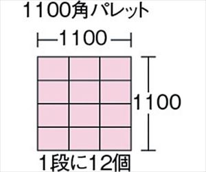 61-3182-29 α折りたたみコンテナ用フタ TR-S20用 ダークブルー TR-S201F DBトラスコ中山
