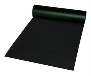 61-3377-39 ビニール長マット 平板 ブラック 411-0365ミヅシマ工業
