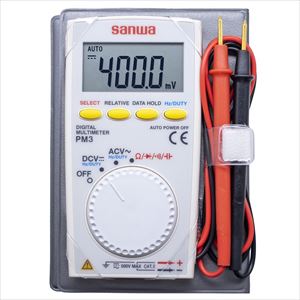61-3378-46 デジタルマルチメーター ポケットタイプ PM3三和電気計器（sanwa）