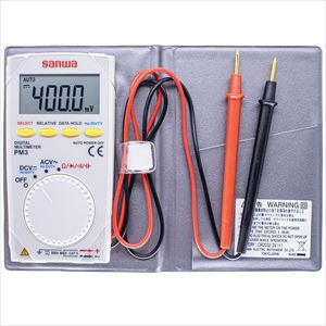 61-3378-46 デジタルマルチメーター ポケットタイプ PM3三和電気計器（sanwa）
