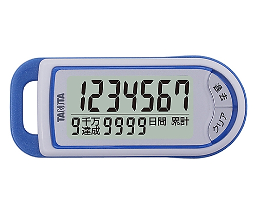 61-3443-69 歩数計 3Dセンサー搭載歩数計 億歩計 ブルー FB-732タニタ