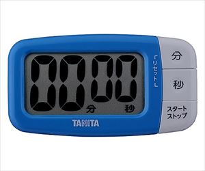 61-3445-37 デジタルタイマー でか見えプラスタイマー フレッシュブルー TD-394タニタ