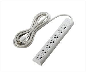 61-3642-33 OAタップ 3P 7個口 マグネット 抜け止め 簡易 3m T-Y053NDAエレコム