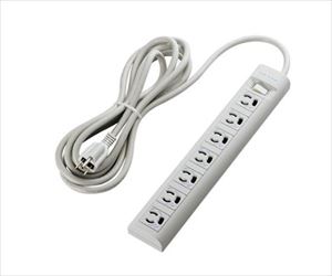 61-3642-47 OAタップ 3P 7個口 マグネット 抜け止め スイッチ 簡易 3m T-Y053DAエレコム