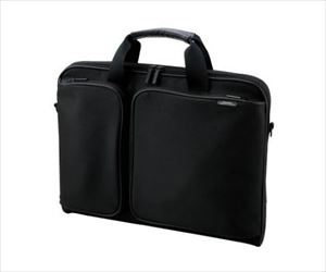 61-3653-91 キャリングバッグ ZEROSHOCK スリム ZSB-BM005NBKエレコム