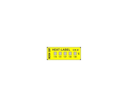 61-3816-28 ヒートラベル(不可逆性) 43mm×16mm CR-Gミクロン