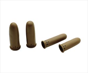 61-4269-73 タフブラウン（R）指サック 中短 20本×10箱 N-4ハナキゴム