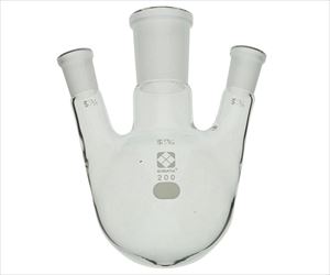61-4405-88 共通摺合三口丸底フラスコ 200mL 005360-15200柴田科学