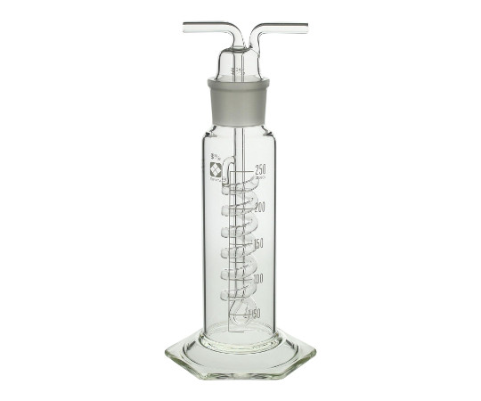 柴田科学61-4424-59　共通摺合ガス洗浄びん　ウォルター式　250mL　014610-250柴田科学