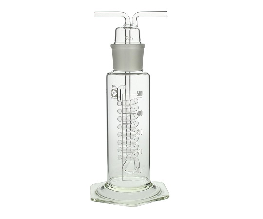 柴田科学61-4424-60　共通摺合ガス洗浄びん　ウォルター式　500mL　014610-500柴田科学