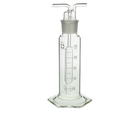 柴田科学61-4424-65　共通摺合ガス洗浄びん　ムエンケ式　250mL　014640-250柴田科学