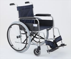 【非課税】61-7346-70 リーズ 635×1010×870mm レザーネイビーブルー MW-22ST-LNB美和商事