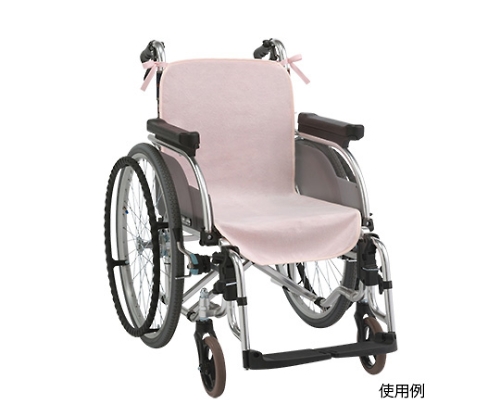 61-7364-47 車いすシートカバー ピンク ケアメディックス