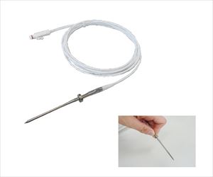 61-8494-05 温度センサ(中心温度)ステンレス保護管 70mm/尖形Φ2.0mm TR-5420ティアンドデイ