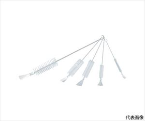 61-8867-42 理化学ブラシ 注射器用 ナイロン毛 ステンレス柄1cc用 TBS-S1Nトラスコ中山