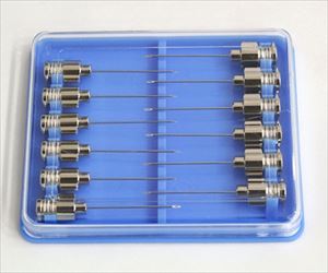 【医療機器クラス1】61-9092-84 VAN金属針 皮下針 1/3(ゲージ25G ロック基 針先約12°)RB 010362