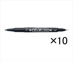 61-9334-82 マッキー極細 インク色:黒 10本 MO-120-MC-BK X 10ゼブラ 61-9334-82 マッキー極細 インク色:黒 10本 MO-120-MC-BK X 10ゼブラ