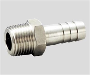 61-9575-16 SUS304製ホースニップル 1/4×8 VHN-0208フローバル