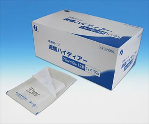 【滅菌】【医療機器クラス1】61-9986-94 滅菌ハイディアー ７．５×１０ｃｍ １２折 １枚×１００袋 002-02554