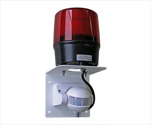 61-9996-73 センサー付LED回転灯φ120 ニコトーチ・120(赤) AC100V 人感仕様 VL12R-100NJ2