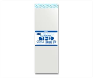 62-0994-64 HEIKO OPP袋 クリスタルパック T9-25 (テープ付き) 100枚 006743900シモジマ