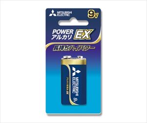 62-1046-04 アルカリ乾電池 6LF22EXD/1BP (1本入) 007596300三菱電機