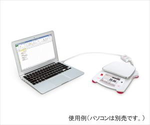 62-1362-44 ポータブル天びん スカウトシリーズ（フルカラータッチスクリーン搭載モデル）620g/0.1g STX621