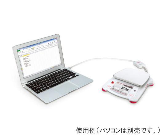 62-1362-45 ポータブル天びん スカウトシリーズ（フルカラータッチスクリーン搭載モデル）2200g/0.1g STX22